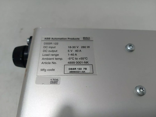 ABB  DSSR 122 Pow 48990001-NK Supply Unit for DC-input Module