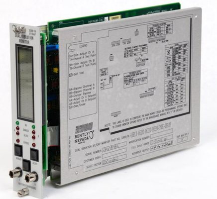 3300/16-02-01-01-00-00-00 Bently Nevada XY/Gap Dual Vibration Monitor