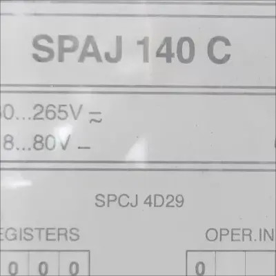 ABB SPAJ140C-CA Combined Overcurrent And Earth-fault Relay