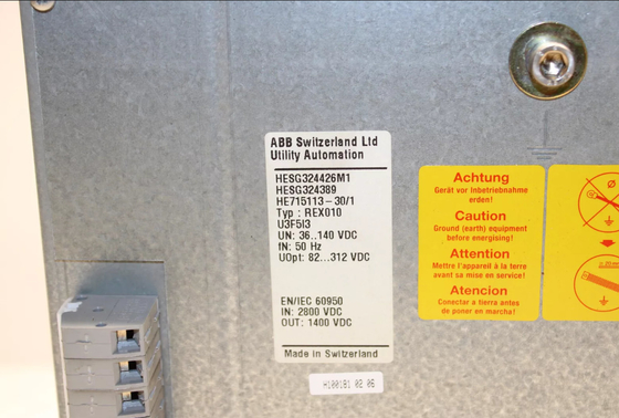 ABB REX010 1MRK000811-AA Earth Fault Protection Unit