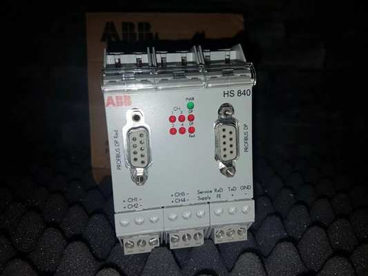 HS840 ABB PROFIBUS Linking Device 4 Channel Head Station With Redundancy PLC Spare Parts 3BDH000307R0101