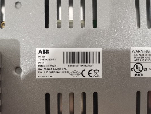 ABB PP865 15" Touch Panel 3BSE042236R1 High performance touch panel 15"/StepUp