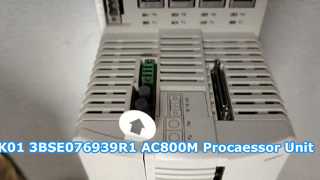 PM866AK01 3BSE076939R1 ABB AC800M कंट्रोलर कॉम्पैक्ट प्रोसेसर यूनिट