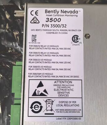 125720-02 बेंटली नेवादा 3500 4-चैनल रिले मॉड्यूल फुल हाइट अलार्म ड्राइव लॉजिक के साथ